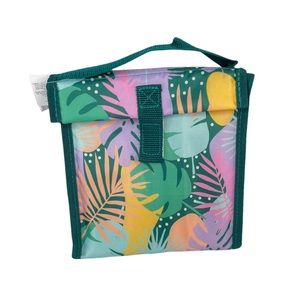 Everyday Living Palm Lunch Bag, Green, pink, purple, yellow